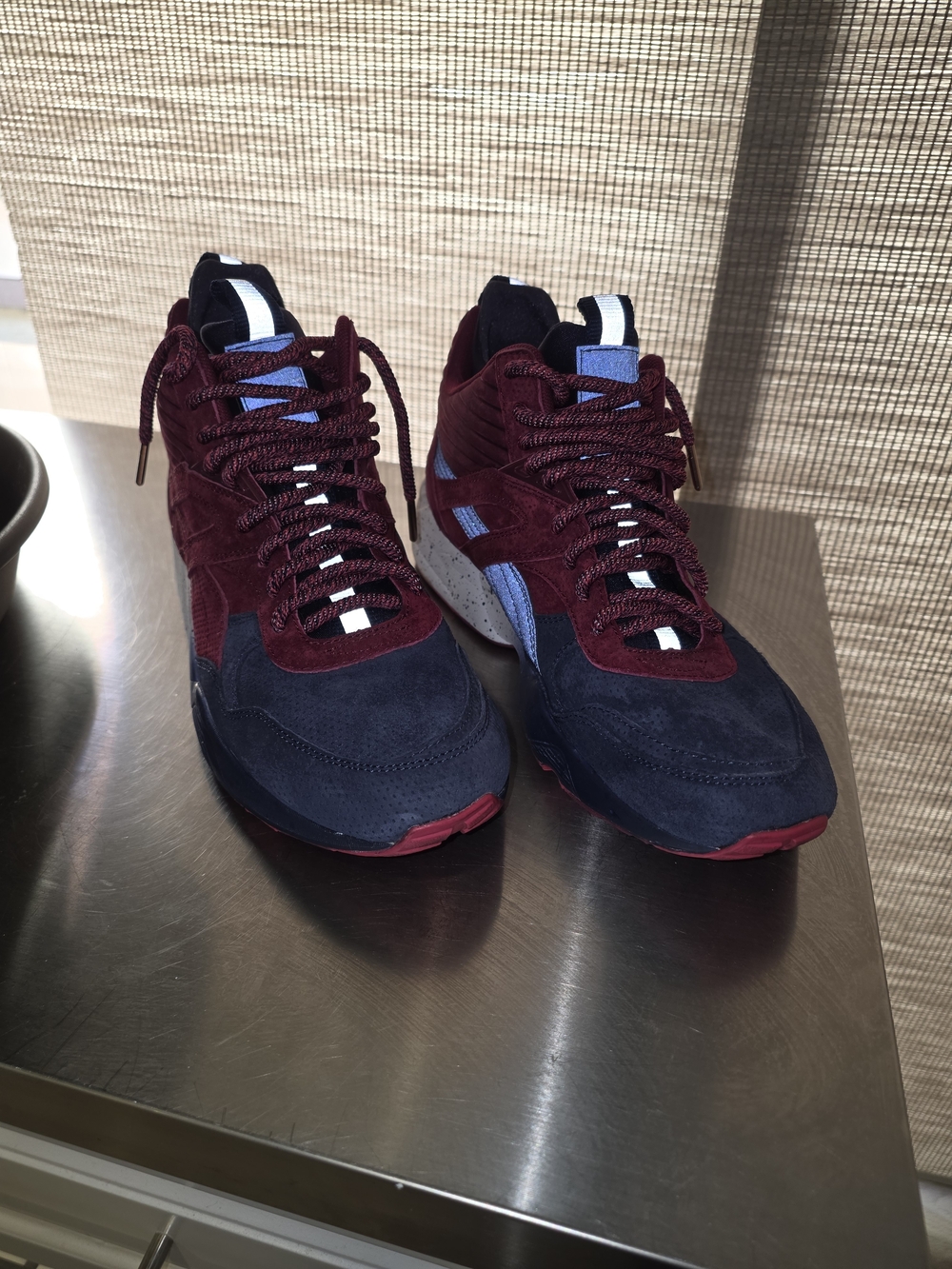 Ronnie Fieg x Puma R669 Mid "Sakura" Kith Burgundy Navy US 10